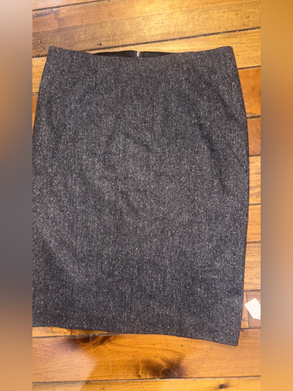 Vintage archival scoop for THEORY collab golda Barrow Charcoal skirt size 8 NOS